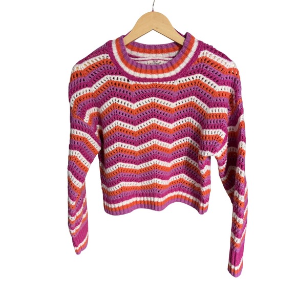 2-pack Hippie Rose/Pink Rose Sweaters cropped Mock Neck Pullover Size‎ S - Picture 3 of 16